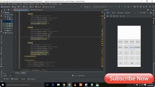 Calculator App [ Android studio] included java Part 1 смотреть онлайн
