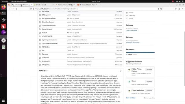 Lightning Node Setup Tutorial: Step 9 - Creating Public Domain for BTCpayserver with Python смотреть онлайн