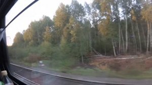 Поездка на поезде №145 Челябинск_Санкт_Петербург из Перми в Киров