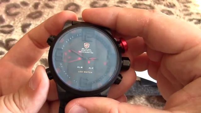 Посылка с сайта AliExpress, часы Shark Sport Watch SH 105 смотреть онлайн