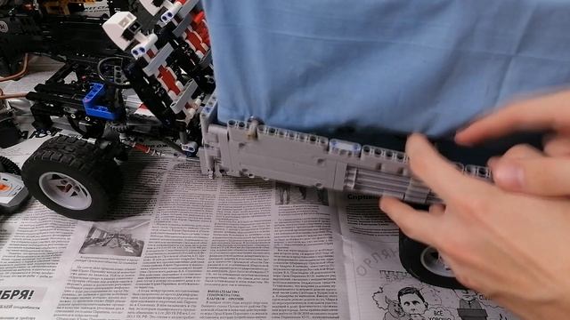 Лего техник самоделки:№40 ГАЗель 3302. Обзор. смотреть онлайн