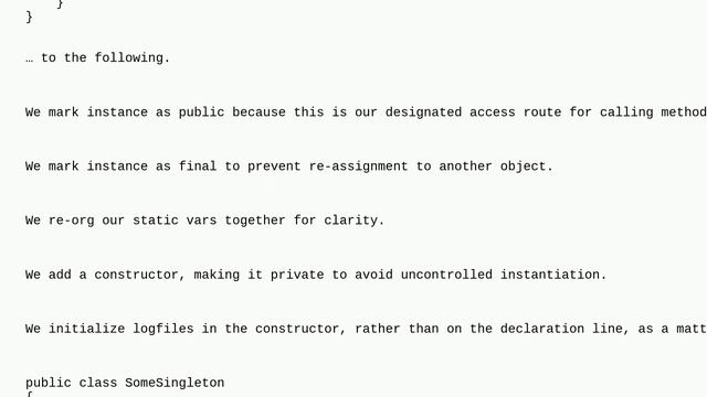 Getting Java locks on a singleton class, understanding why смотреть онлайн