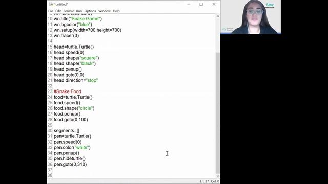 How to Make A Snake Game - Part 1 | Beginner Python Tutorial смотреть онлайн