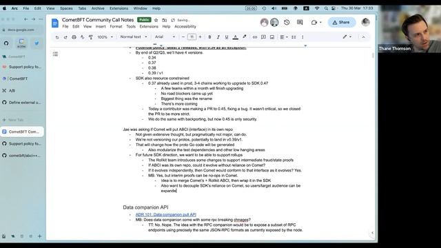 CometBFT Developer Call - 30 March 2023 смотреть онлайн