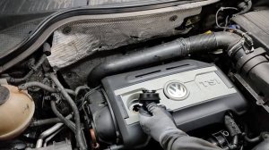 Работа исправного маслоотделителя двигателя 1.8 - 2.0 tsi