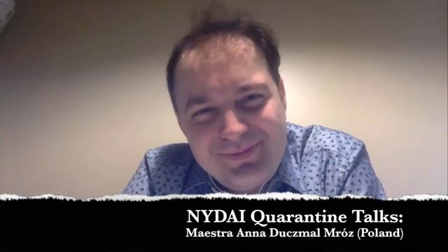 NYDAI QUARANTINE TALKS: ANNA DUCZMAL - MRÓZ (POLAND) смотреть онлайн
