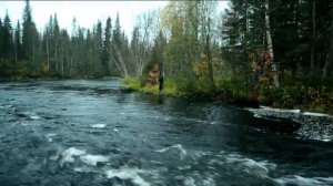 Умба облом с лицензией, река Вяла, рыбалка, Кольский полуостров