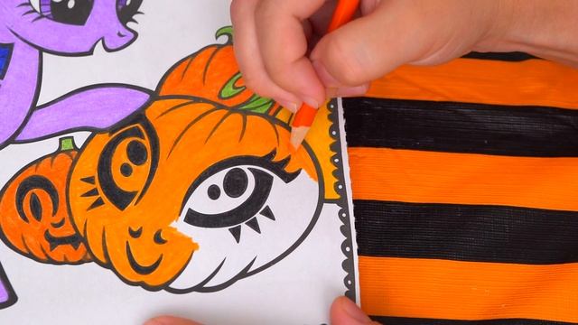 Coloring My Little Pony Halloween Twilight Sparkle Prismacolor Pencils | KiMMi THE CLOWN смотреть онлайн