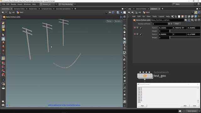 Houdini Cable tool with Python viewer states || Part 2 смотреть онлайн