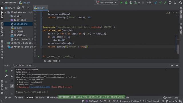 使用 Flask 建立 RESTFul API - Todo List demo, Create, Delete & Update смотреть онлайн