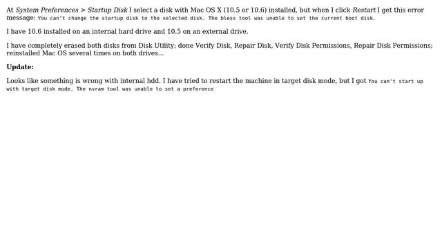 Apple: Can not set startup disk (2 Solutions!!) смотреть онлайн