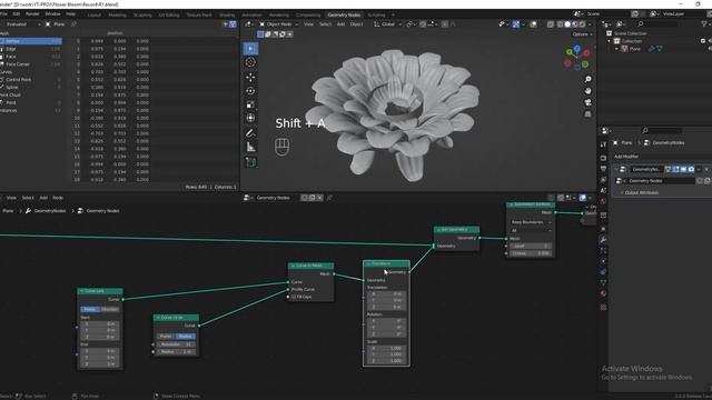 Blender3D 3.0 - Procedural Flower modeling in Blender 3D using Geometry Nodes Fields (PART1) смотреть онлайн