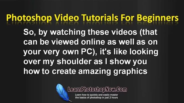 Photoshop Video Tutorials For Beginners - Way To Master Photoshop In Under 2 Hours смотреть онлайн