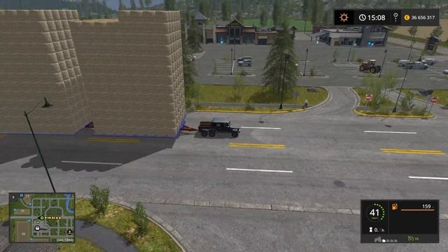 Farming Simulator17 (13 прицепов тюков и Gelik) смотреть онлайн