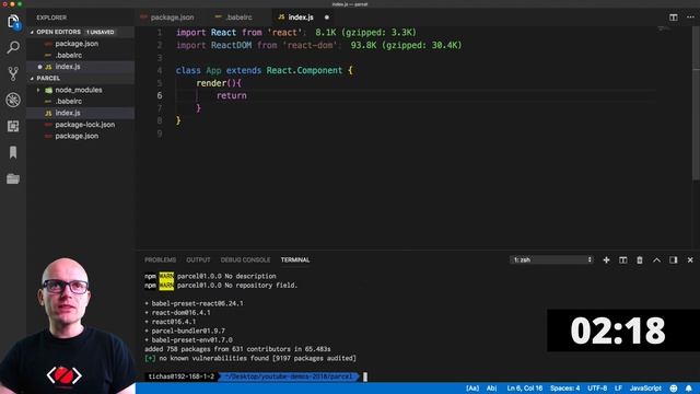 Parcel Tutorial - Getting Starter with ParcelJS in under 5 minutes смотреть онлайн