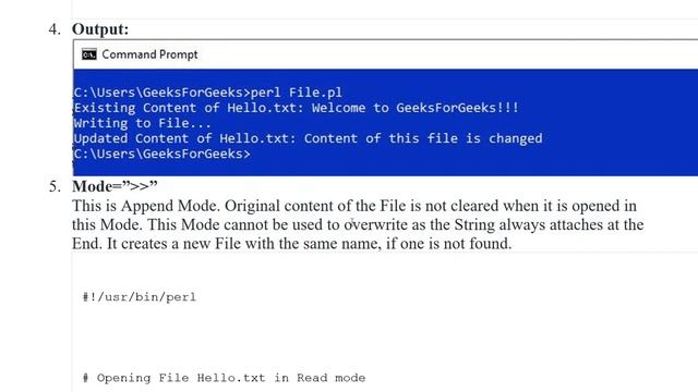 Perl | File Handling Introduction смотреть онлайн