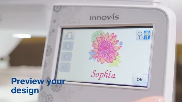 Brother Innov-is NV880E embroidery machine - Embroidery features смотреть онлайн