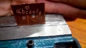 Самодельный инструмент для гравировки надписей на металлах