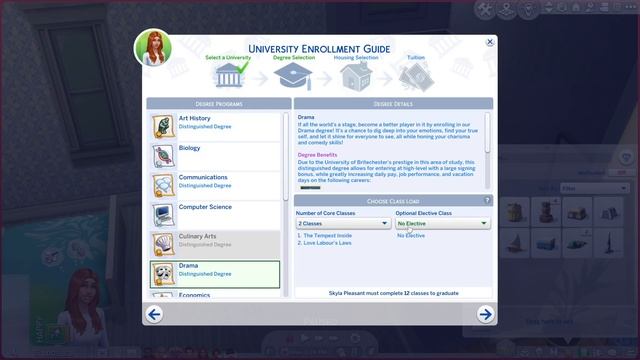 Enrolling in University CAS Stories Challenge episode 54 | The Sims 4 смотреть онлайн