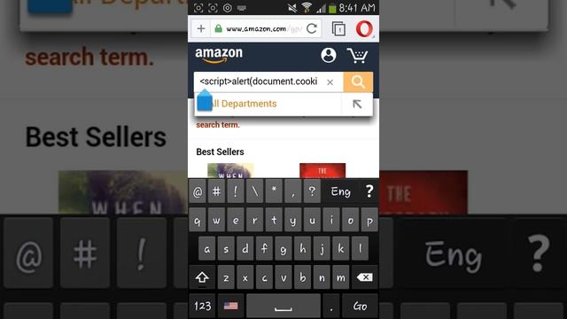 Reflected Cross site Scripting(xss) on Amazon.com смотреть онлайн
