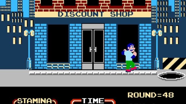 NES Game: Urban Champion (1984 Nintendo) смотреть онлайн