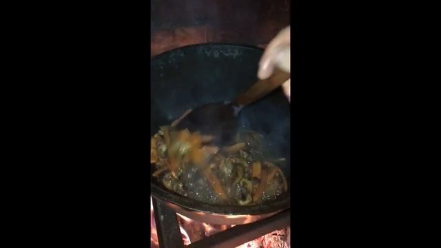 Супер плов с грибами в казане вкусный рецепт смотреть онлайн