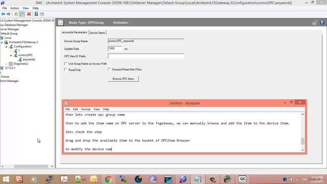 Wondereware Intouch read OPC Server via FSGateway смотреть онлайн