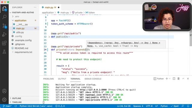 How to Protect an API in FastAPI with Auth0 by Okta смотреть онлайн