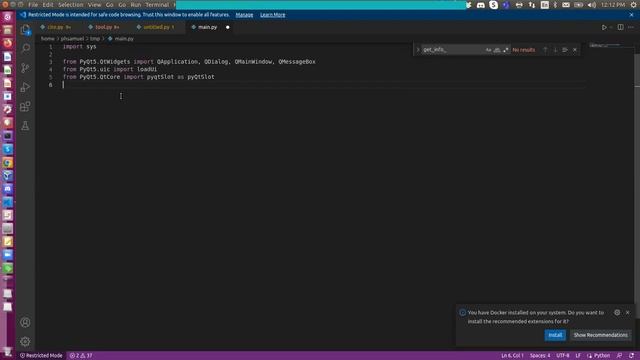 Create customized slot function for Qt-designer generated UI смотреть онлайн