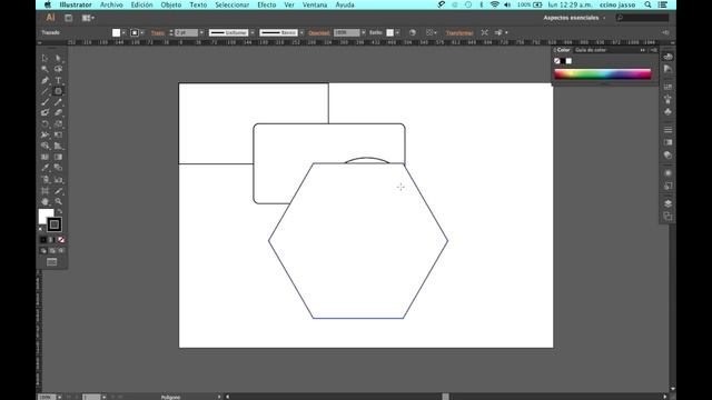 Como hacer formas en Adobe Illustrator смотреть онлайн