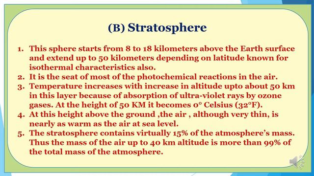 Atmosphere And It's Structure