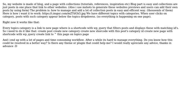 Wordpress: How to manage wordpress knowledge base/wiki/posts collections? смотреть онлайн