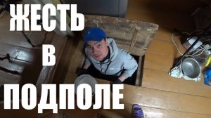 Спустился в старый подпол, пришлось быстро принимать решение