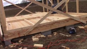 Каркасная бытовка 6 на 4 своими руками с односкатой крышей