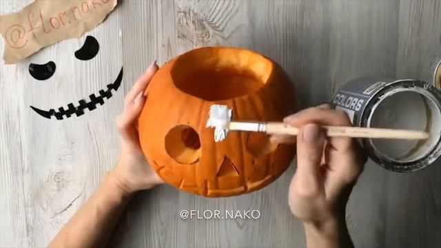 Цветочная композиция в тыкве на Хэллоуин своими руками .Цветочная композиция в тыкве на Хэллоуин сво смотреть онлайн