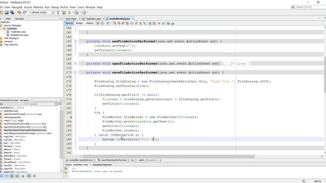 Java Tutorial How To Make Notepad Using Netbeans and Java смотреть онлайн