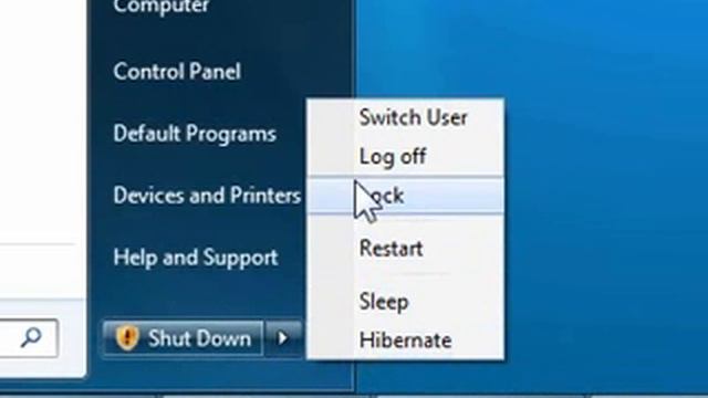 How to log off in Windows 7 смотреть онлайн