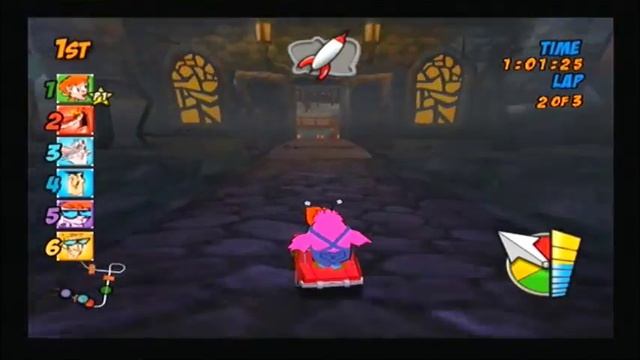 Cartoon Network Racing PS2 Mom And Fuzzy Lumpkins Gameplay смотреть онлайн