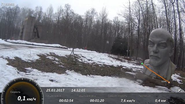 Велопокатушки около Шалаша Ленина - 25 03 17 смотреть онлайн