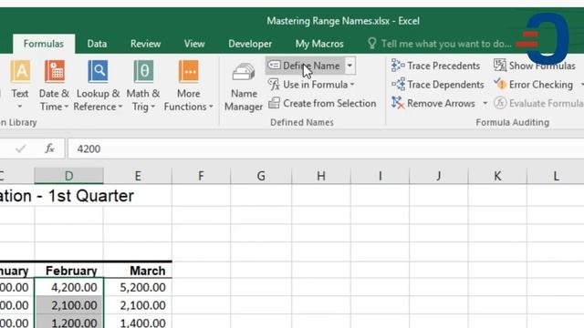 Using Excel Range Names (Defined Names) In Formulas - Part I