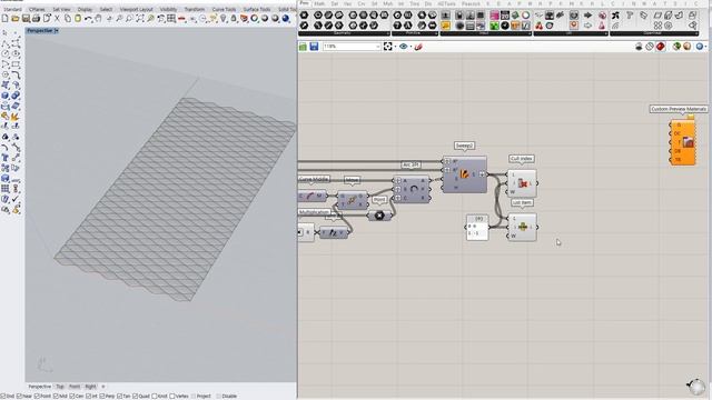 # 010 : Cosine Wave Pattern - Lighting Shade | Rhino Grasshopper Tutorial : 라이노 그래스호퍼 смотреть онлайн