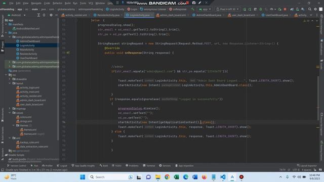 part 11Admin Panel&Login,Register Form in Android Studio MySQL Database Bangla Tutorial #EduTechBD0 смотреть онлайн