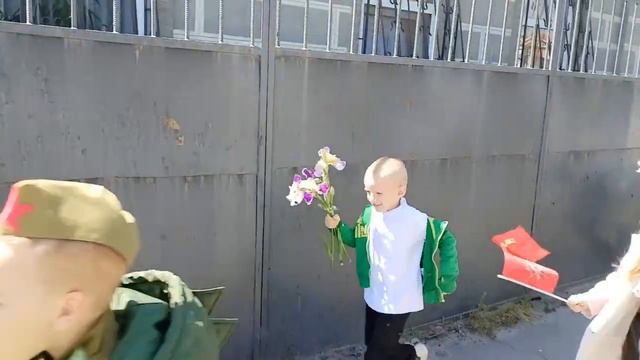 МБДОУ № 9 бессмертный полк, возложение смотреть онлайн