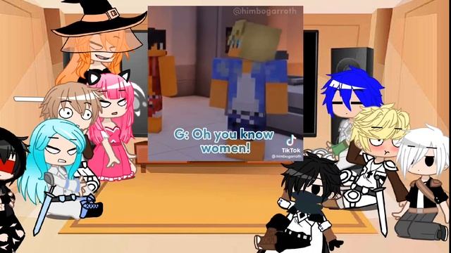 MCD Reacts To Aphmau As Mystreet Aphmau (lazy) (Short)