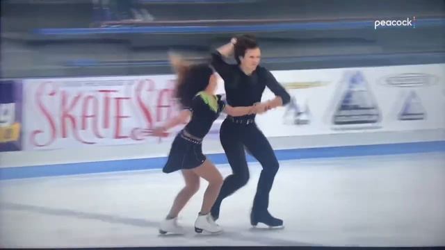 Katarina Wolfkostin / Dimitry Tsarevski 2024 Ice Dance Final Rhythm Dance RD смотреть онлайн