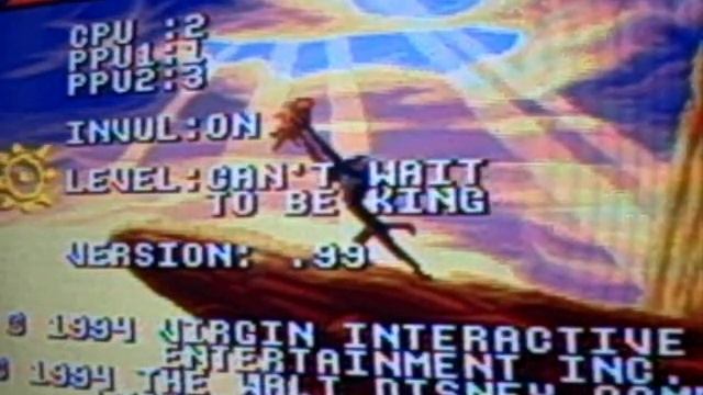 Lion King SNES cheat. смотреть онлайн