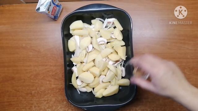 Картошка со сливками в духовке, очень просто приготовить! смотреть онлайн