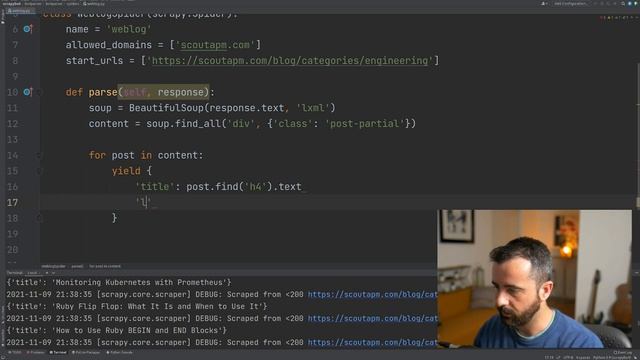 New to Scrapy? Try it WITH BeautifulSoup to Parse HTML Easily смотреть онлайн