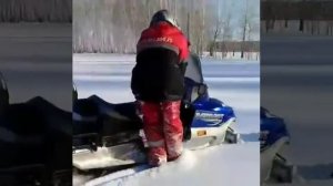 Arctic cet Bercat 660 turbo по глубокому снегу