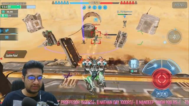 ?WAR ROBOTS 7.2.1 INDIA LIVE || TEST SERVER MOON IS BACK|| SPACE TECH FAIR CHALLENGE TASK 11 смотреть онлайн